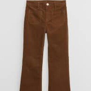 High Rise Brown Corduroy '70s Flare Pants